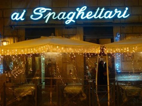 ristorante ai spaghettari trastevere.